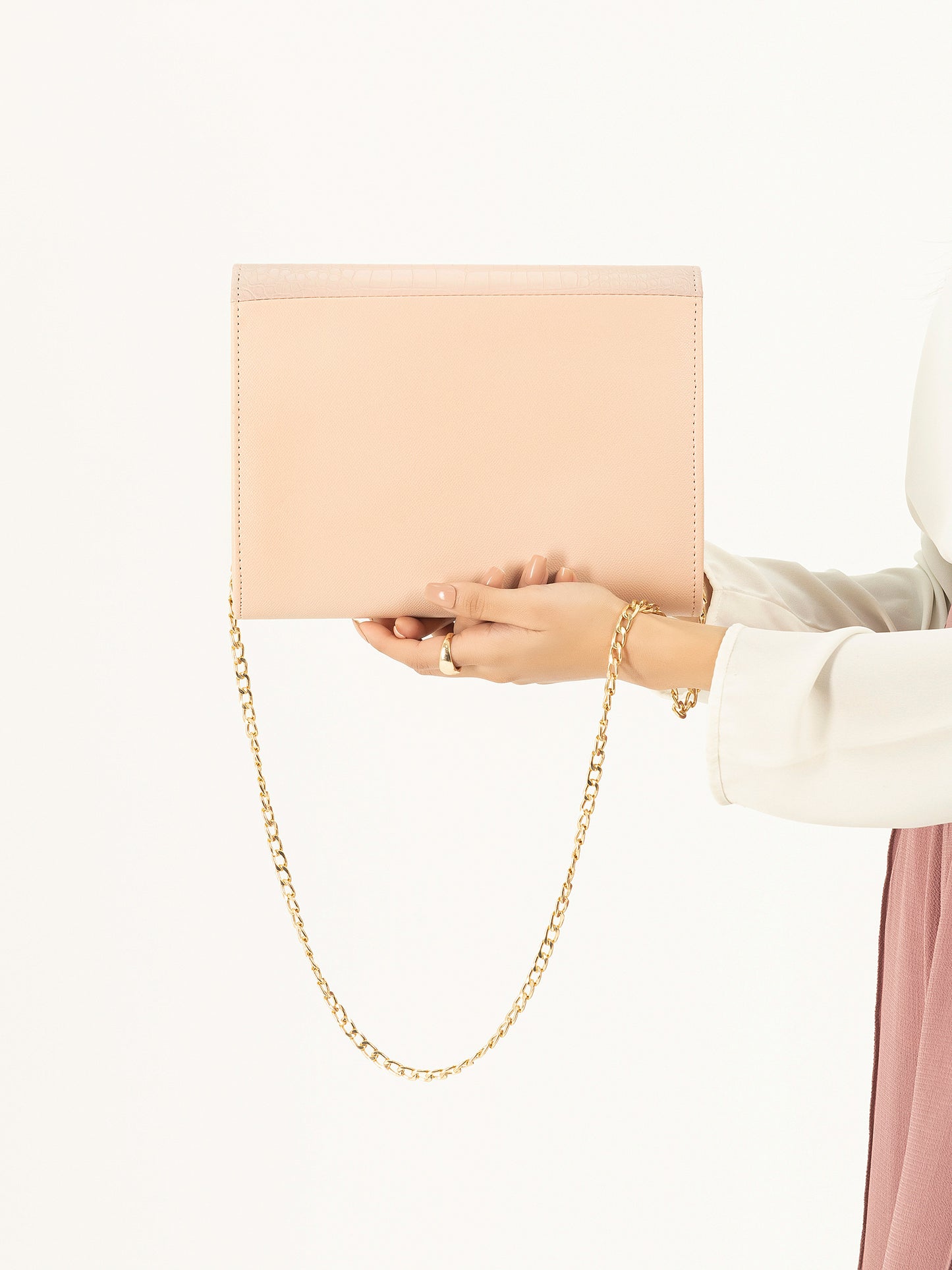 Two-Tone Envelope Clutch