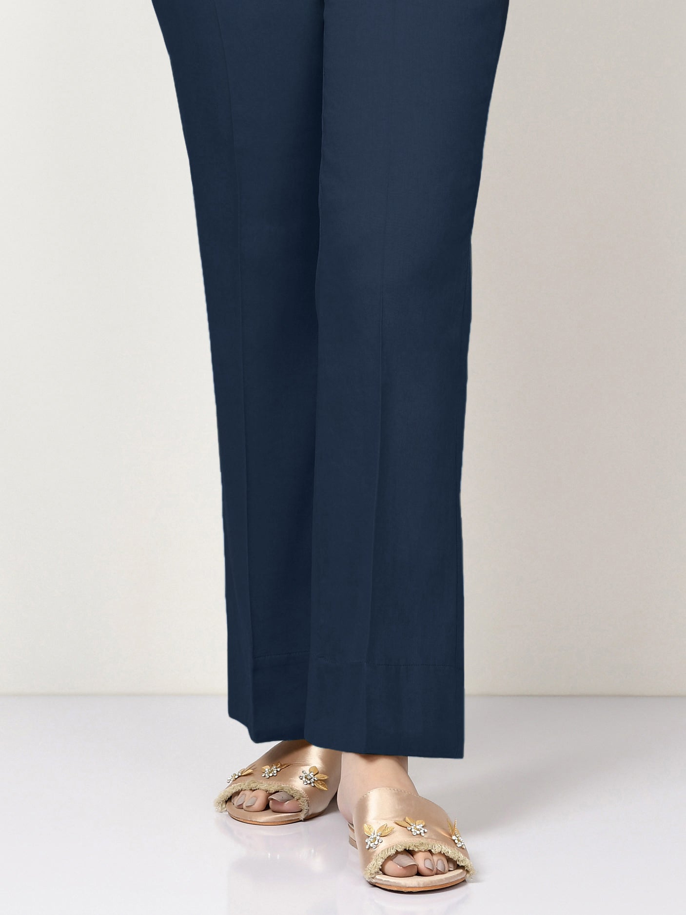 Dyed Satin Trousers