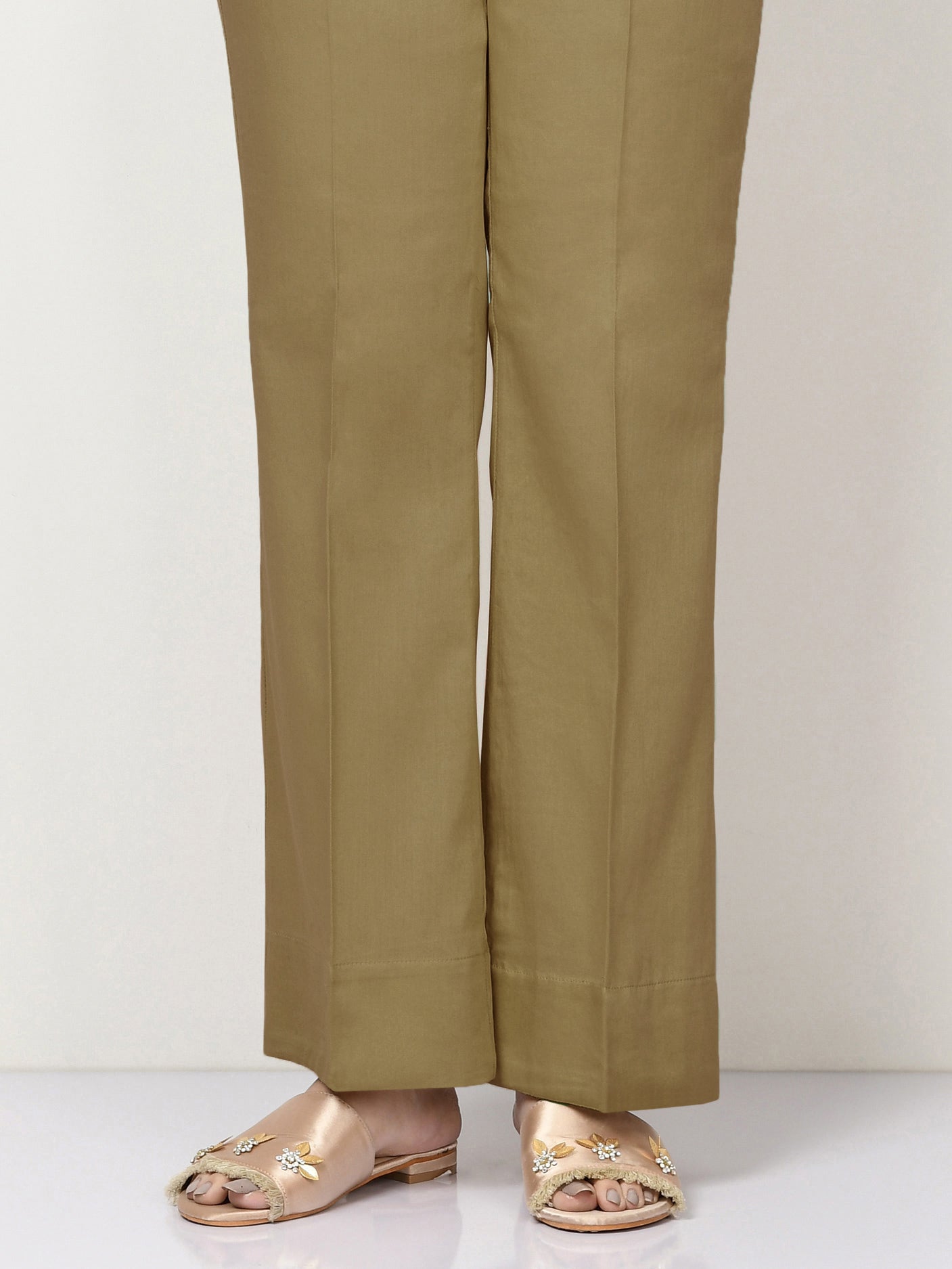 Cambric-Dyed Trouser (Unstitched)