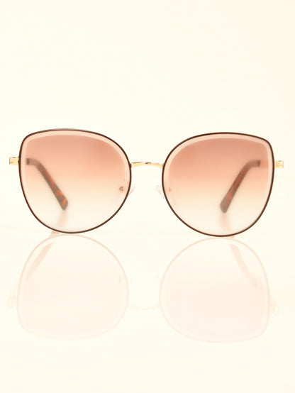 Metallic Frame Sunglasses