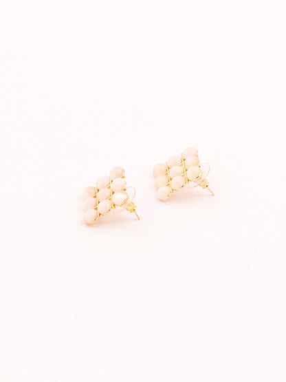 Crystal Geometric Earrings