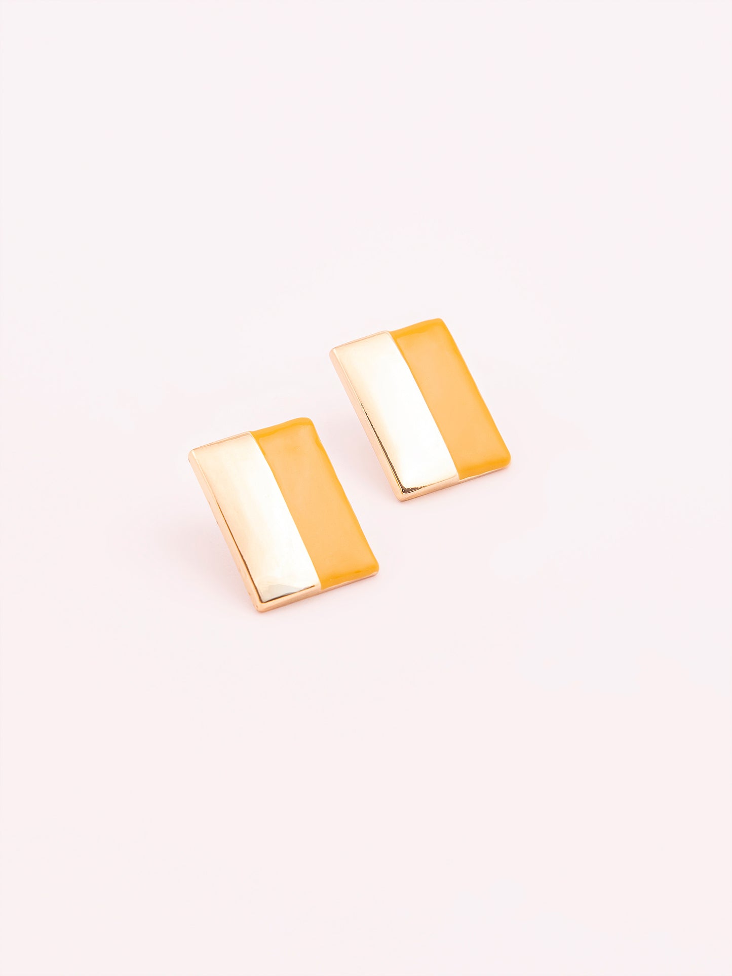 Two Tone Stud Earrings