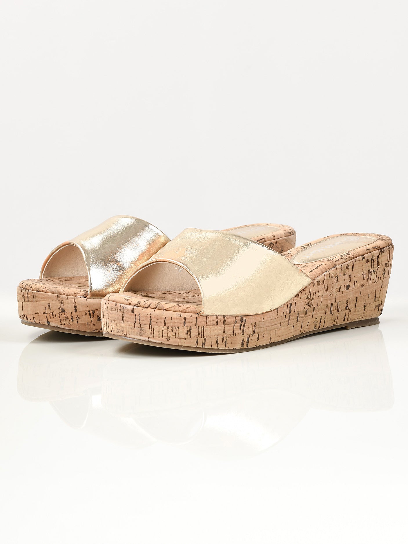 Textured Wedges - Gold