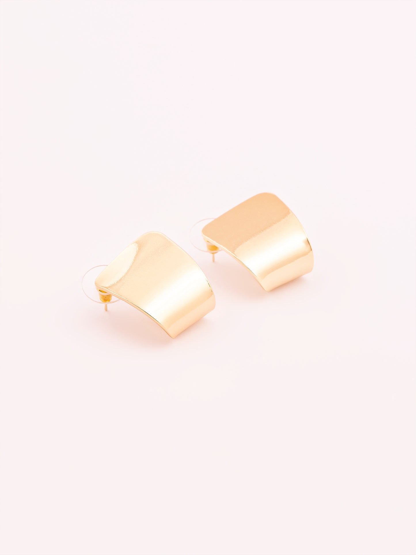 Folded Stud Earrings