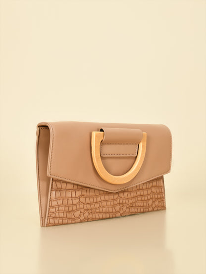 Wooden Handle Clutch