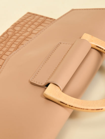 Wooden Handle Clutch