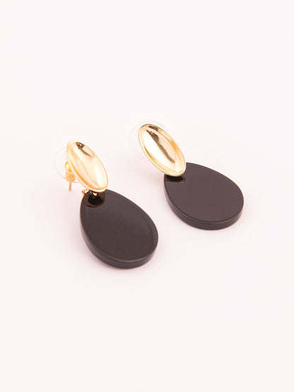 Oval Drop Earrings