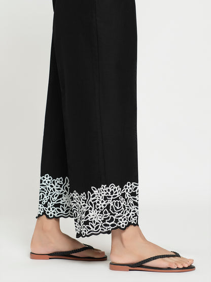 Embroidered Cambric Trouser