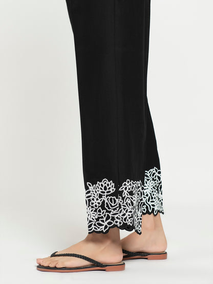 Embroidered Cambric Trouser