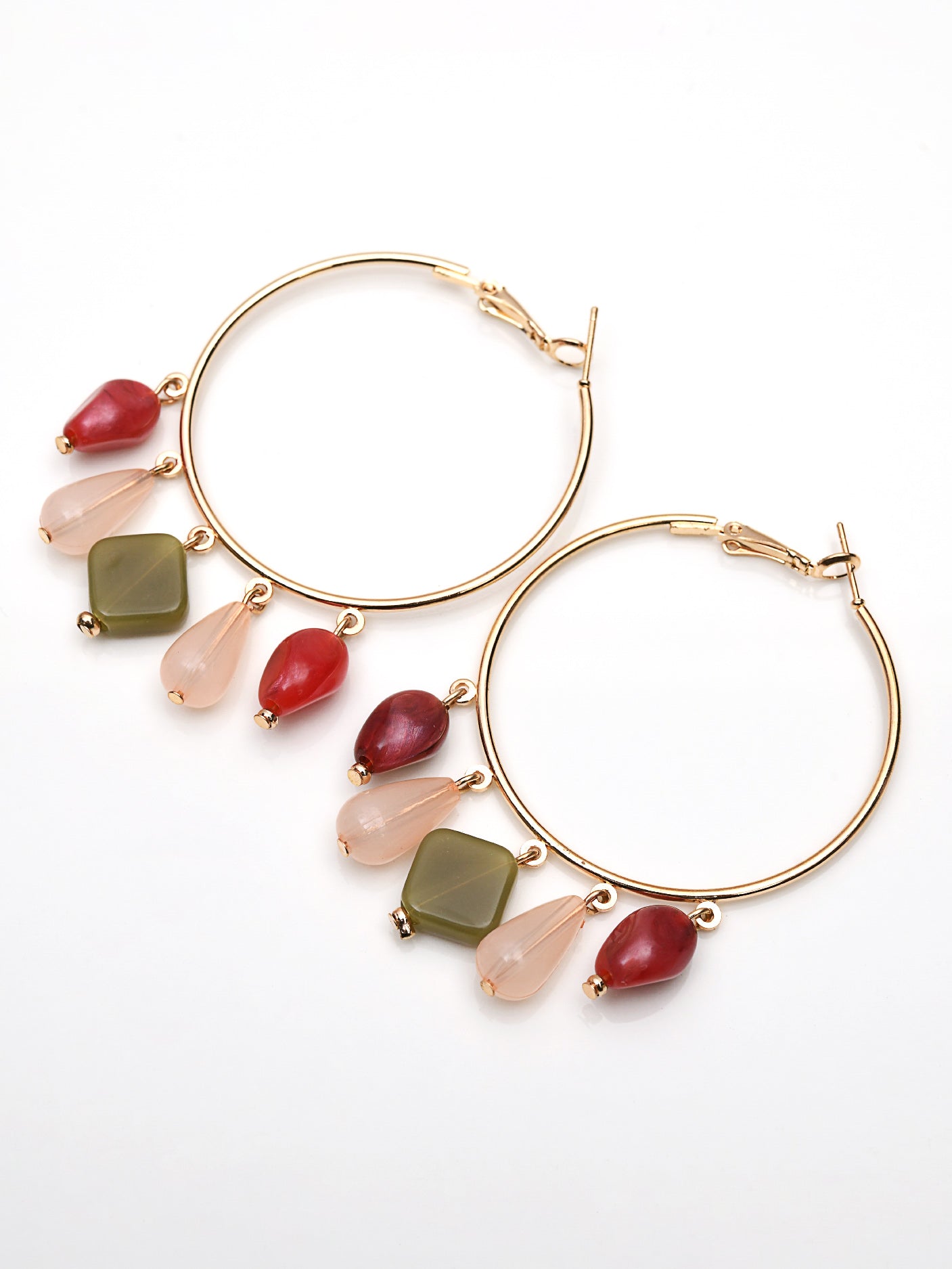 Beaded Hoops