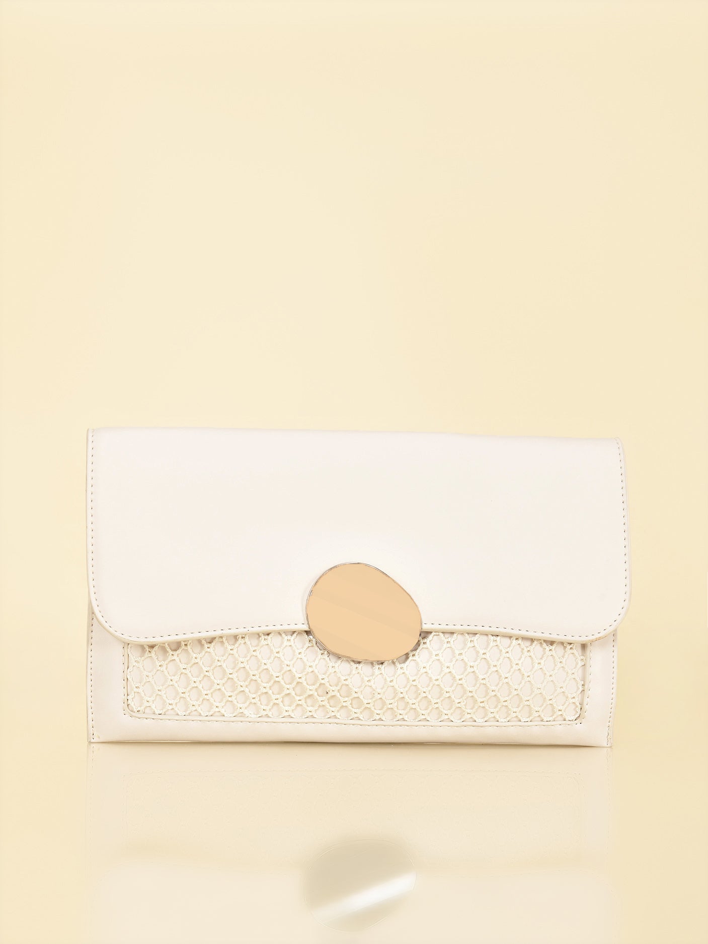 Crochet Detail Clutch