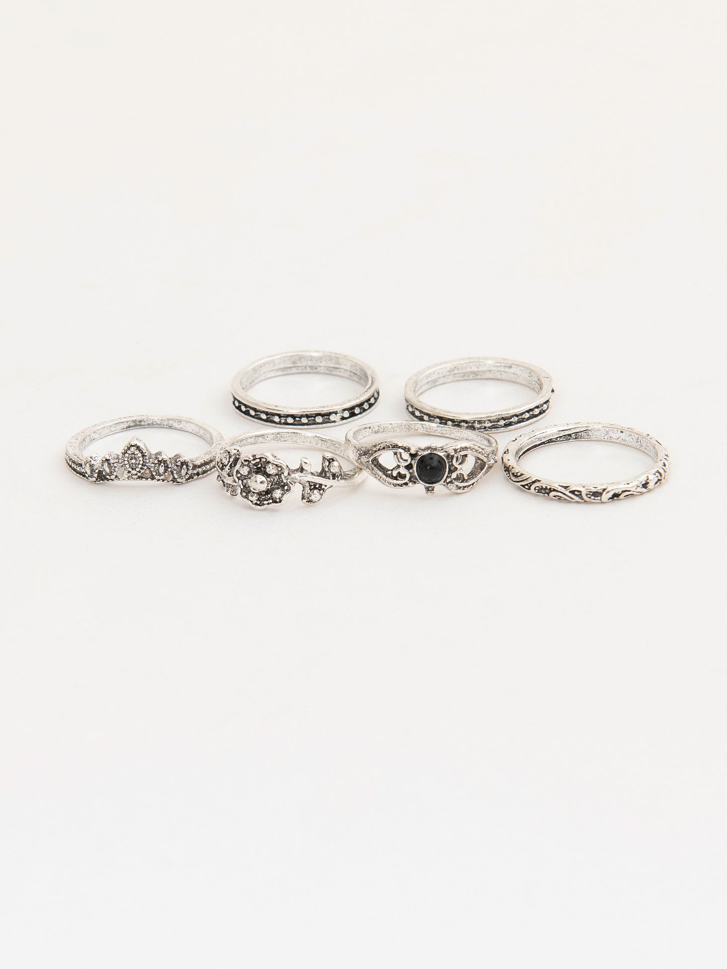 Silver Ring Set