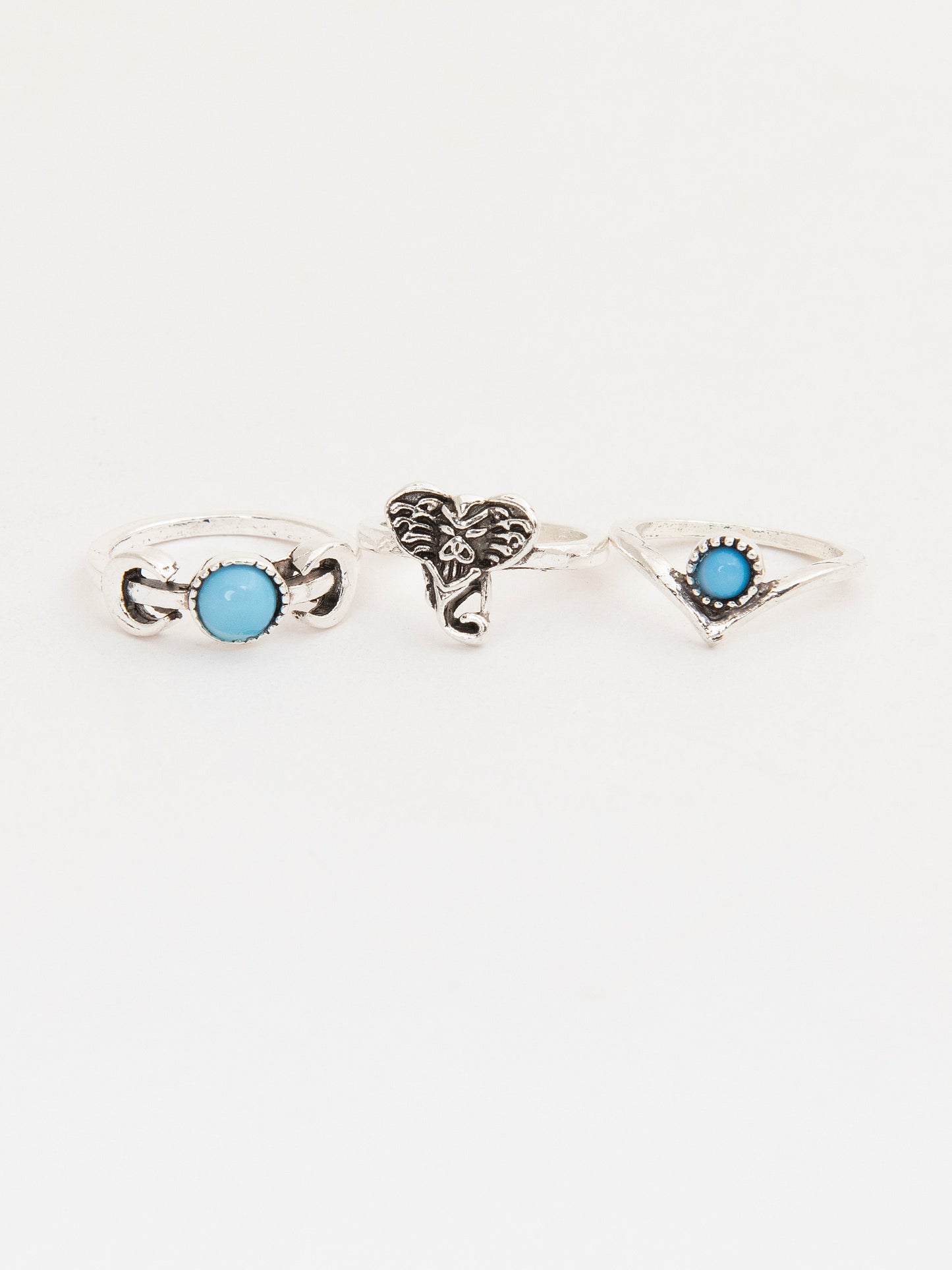 Silver Ring Set