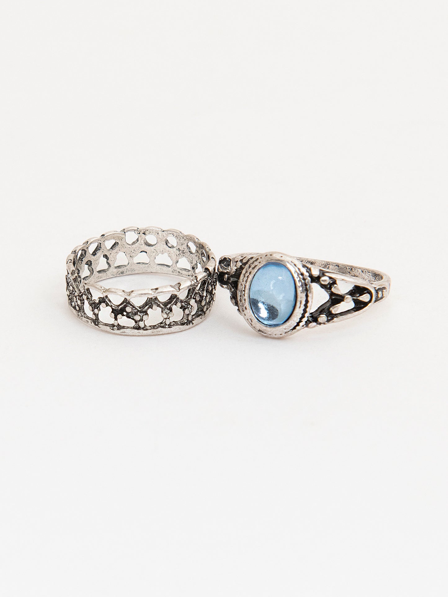 Silver Ring Set