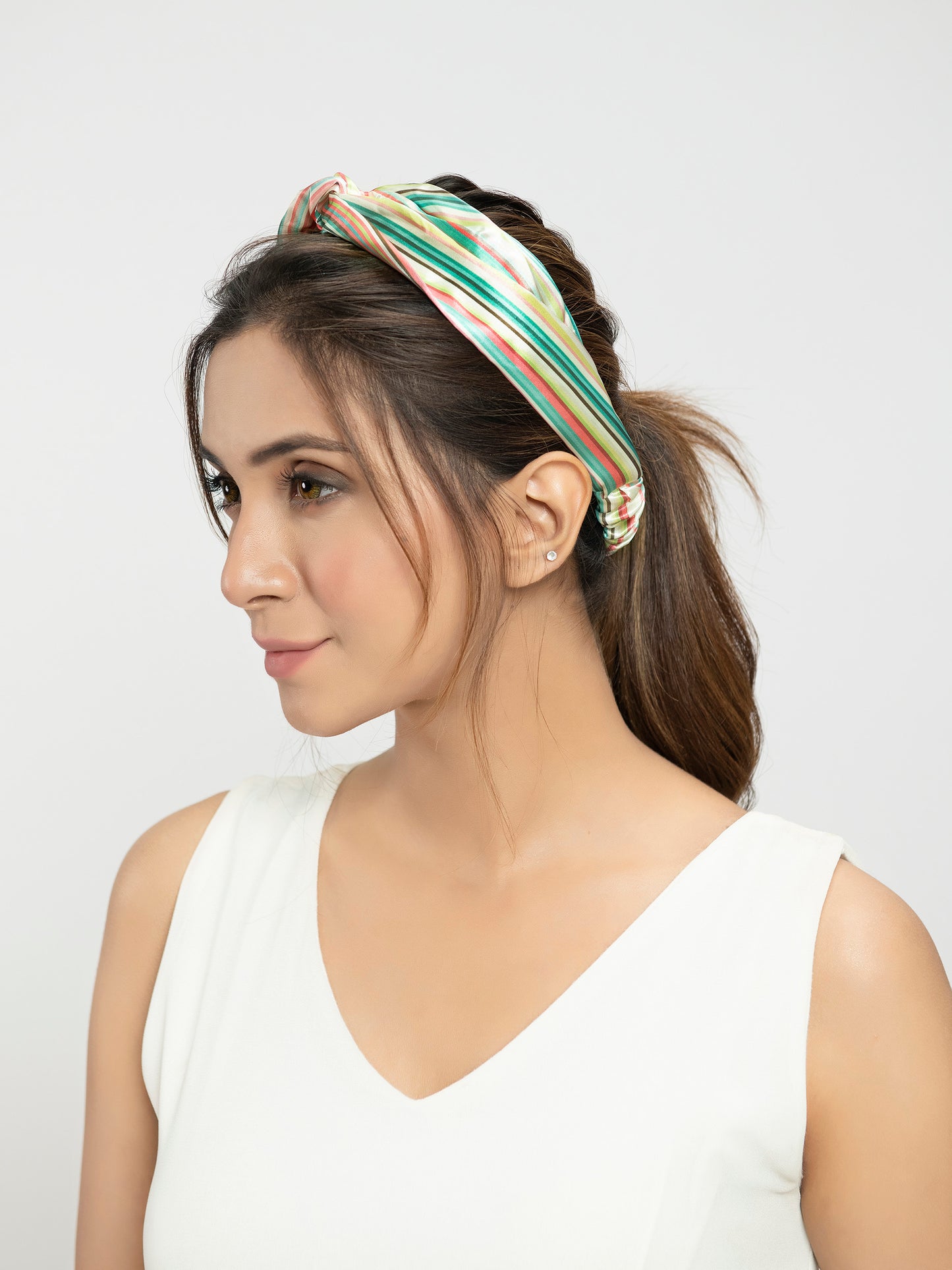 Printed Silk Turban headband