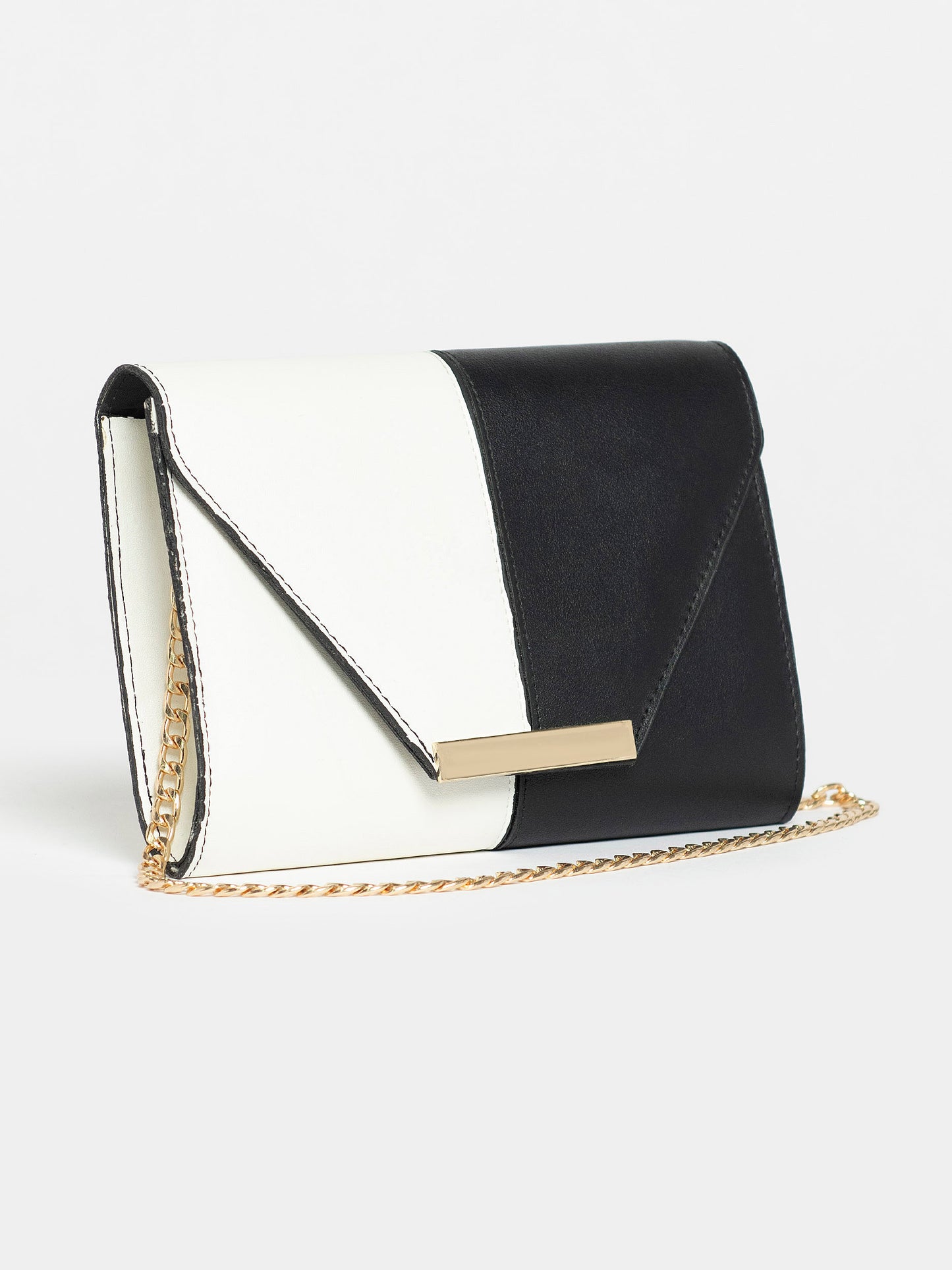 Two Tone Envelope Clutch