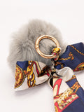 ribboned-pompom-keychain