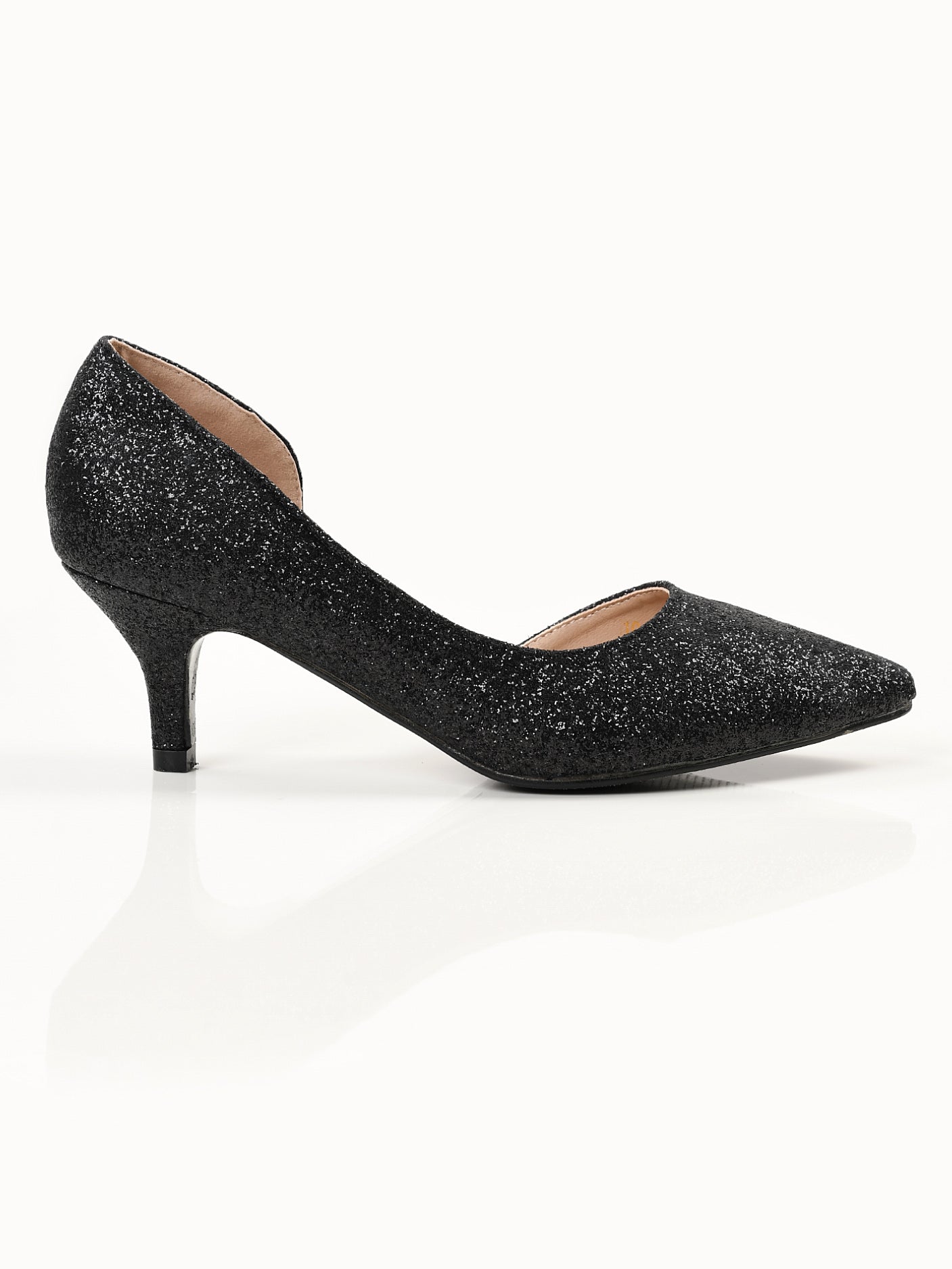 Nine West Black Sparkly Heels 7 1/2, With 3 inch Wedge Heel | eBay
