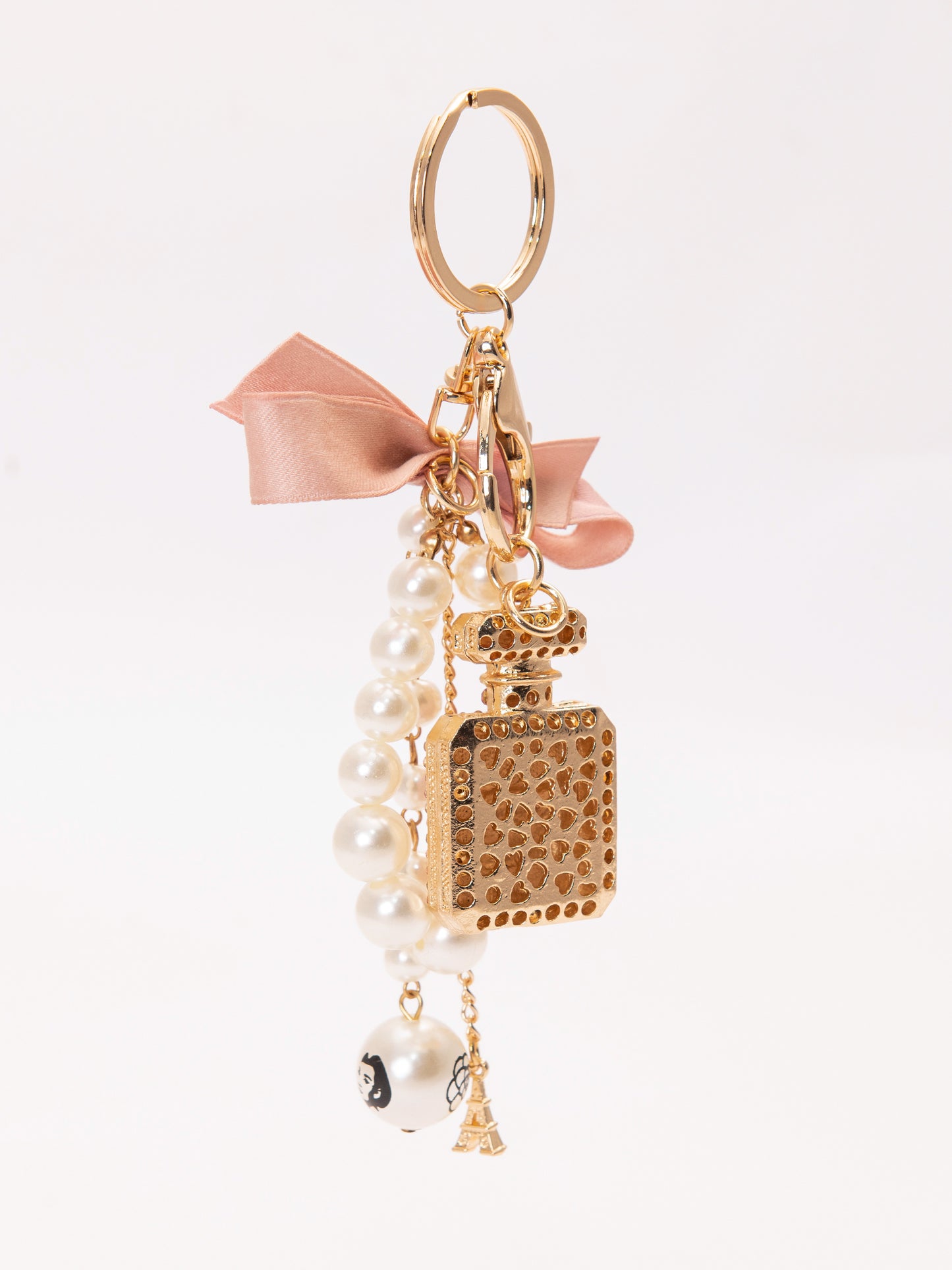 Embellished Perfume Keychain