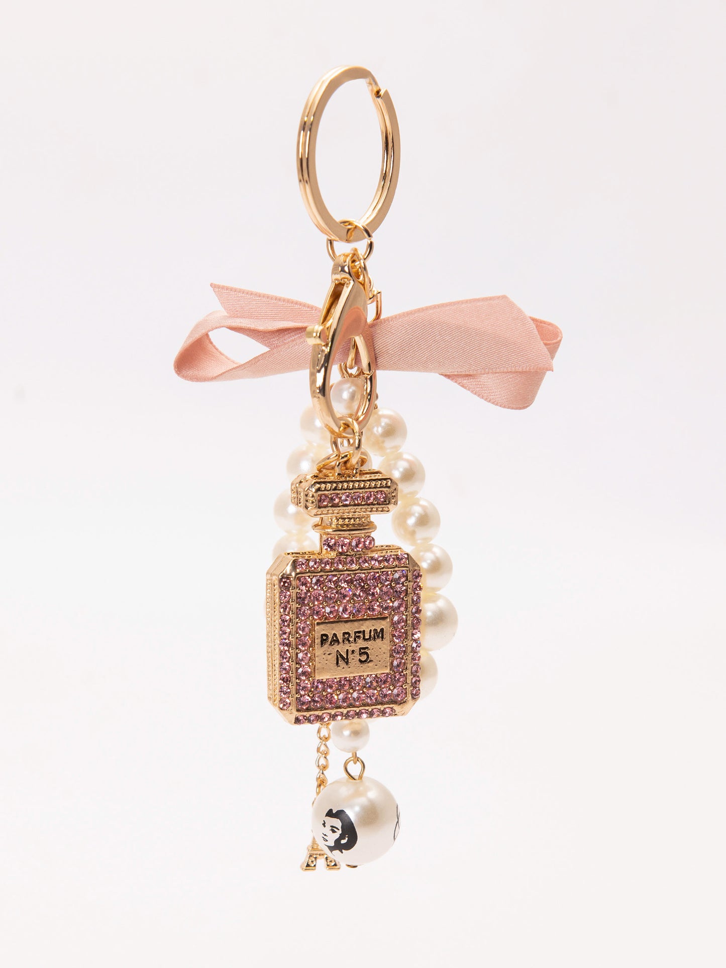 Embellished Perfume Keychain