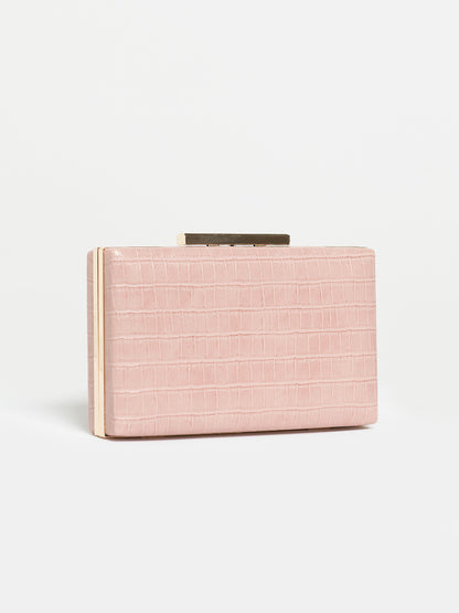 Textured Box Clutch