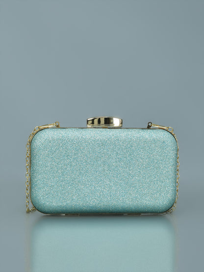 Shimmer Brooch Clutch