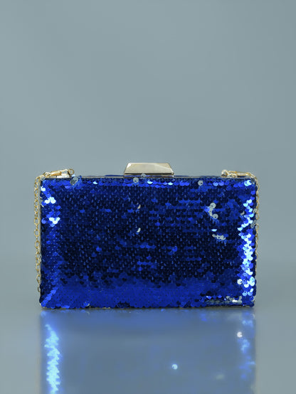 Two Toned Sequin Clutch