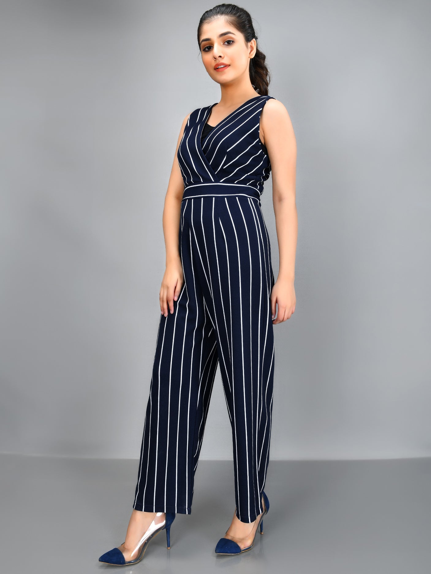 Striped Jumpsuit