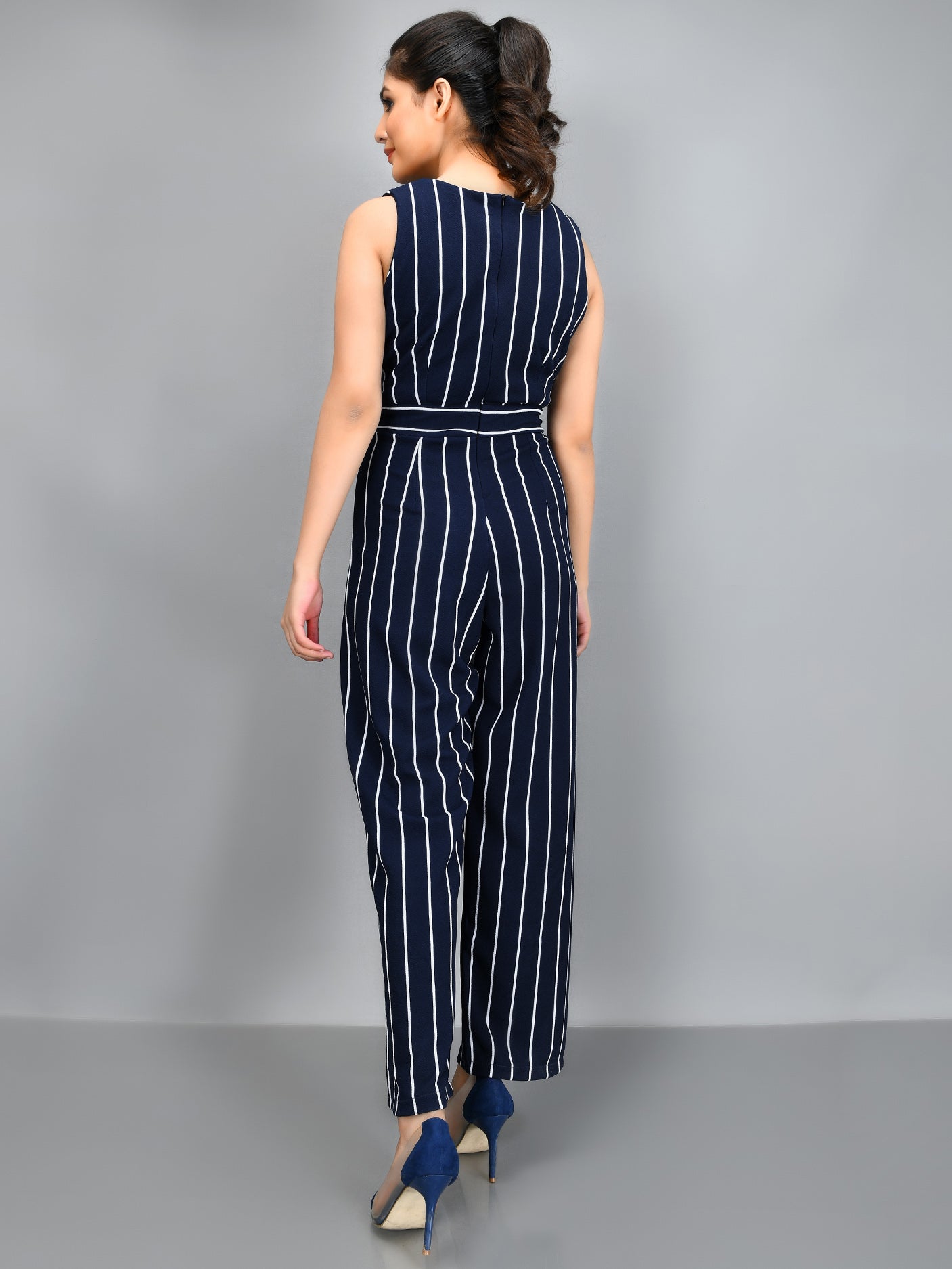 Striped Jumpsuit