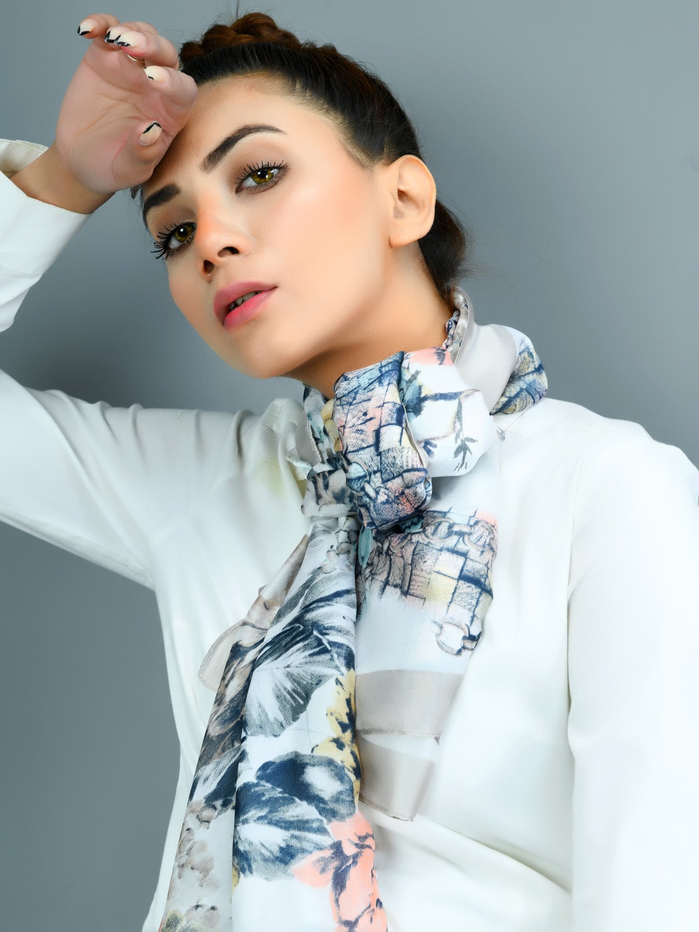 Printed Silk Scarf