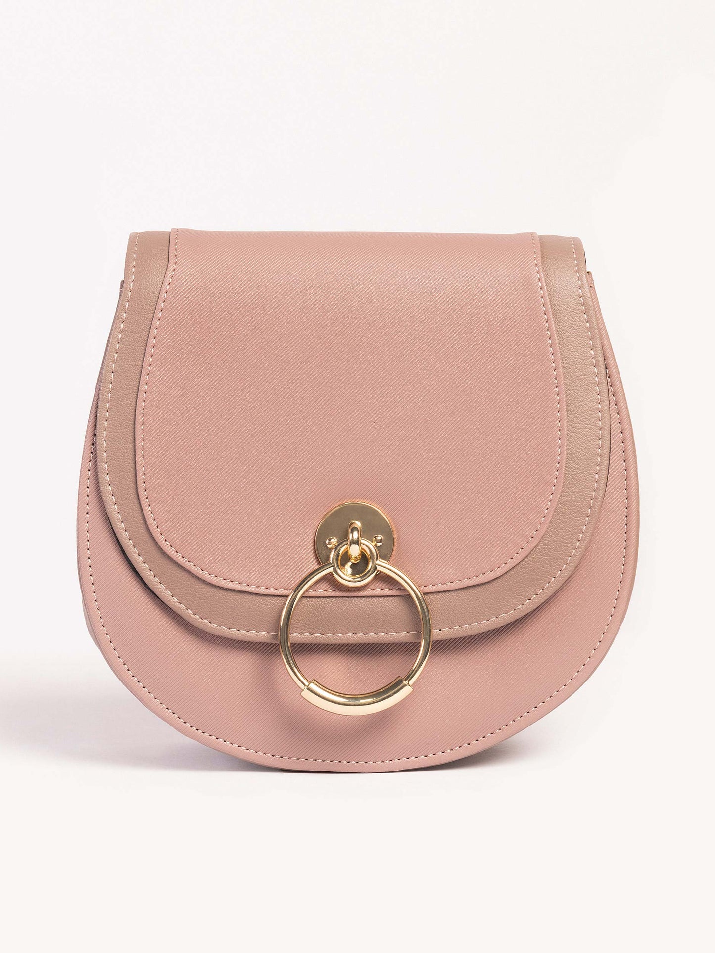 Textured Saddle Bag