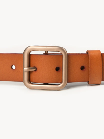 Matte Buckle Belt