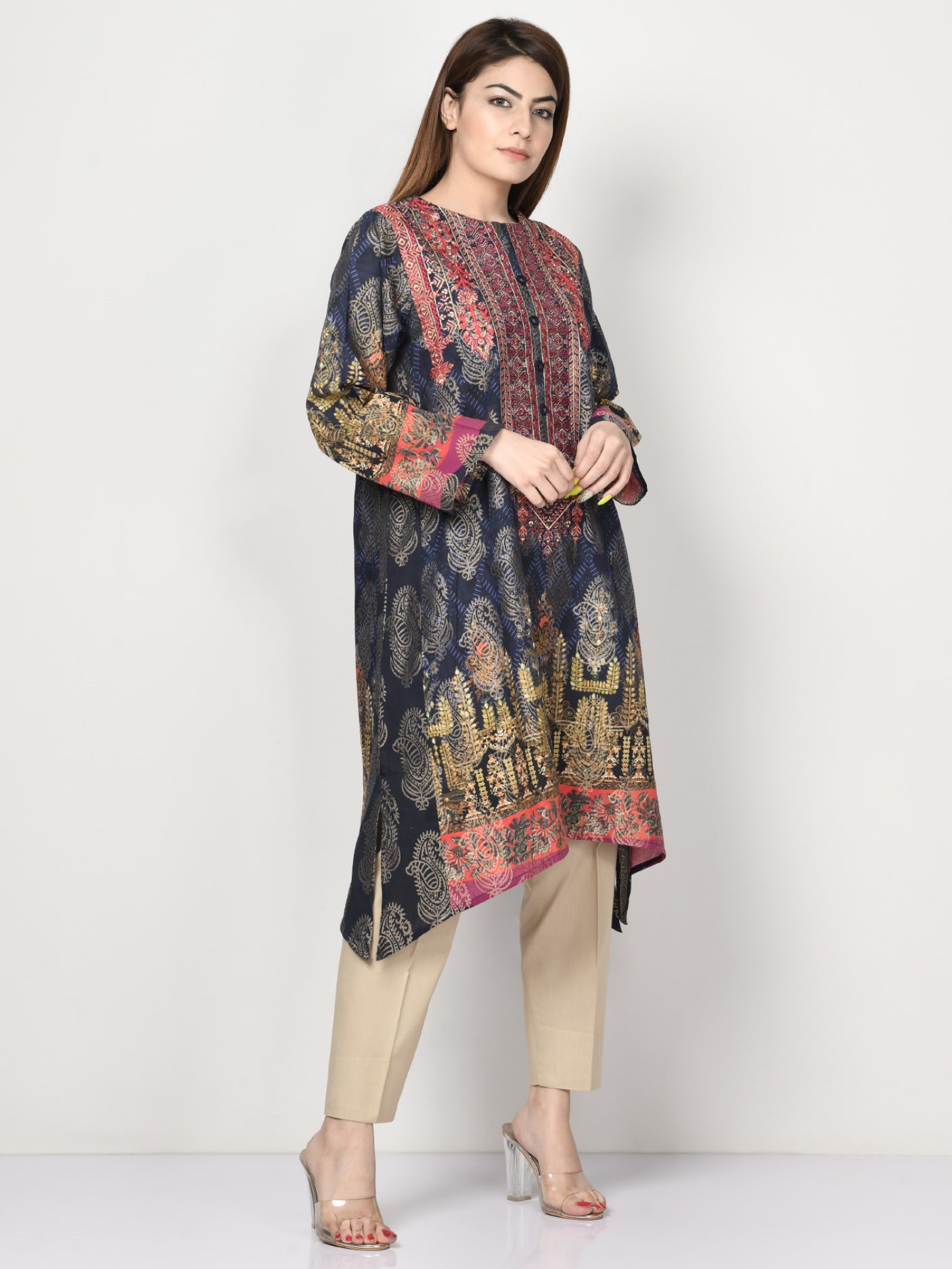 Embroidered Jacquard Shirt