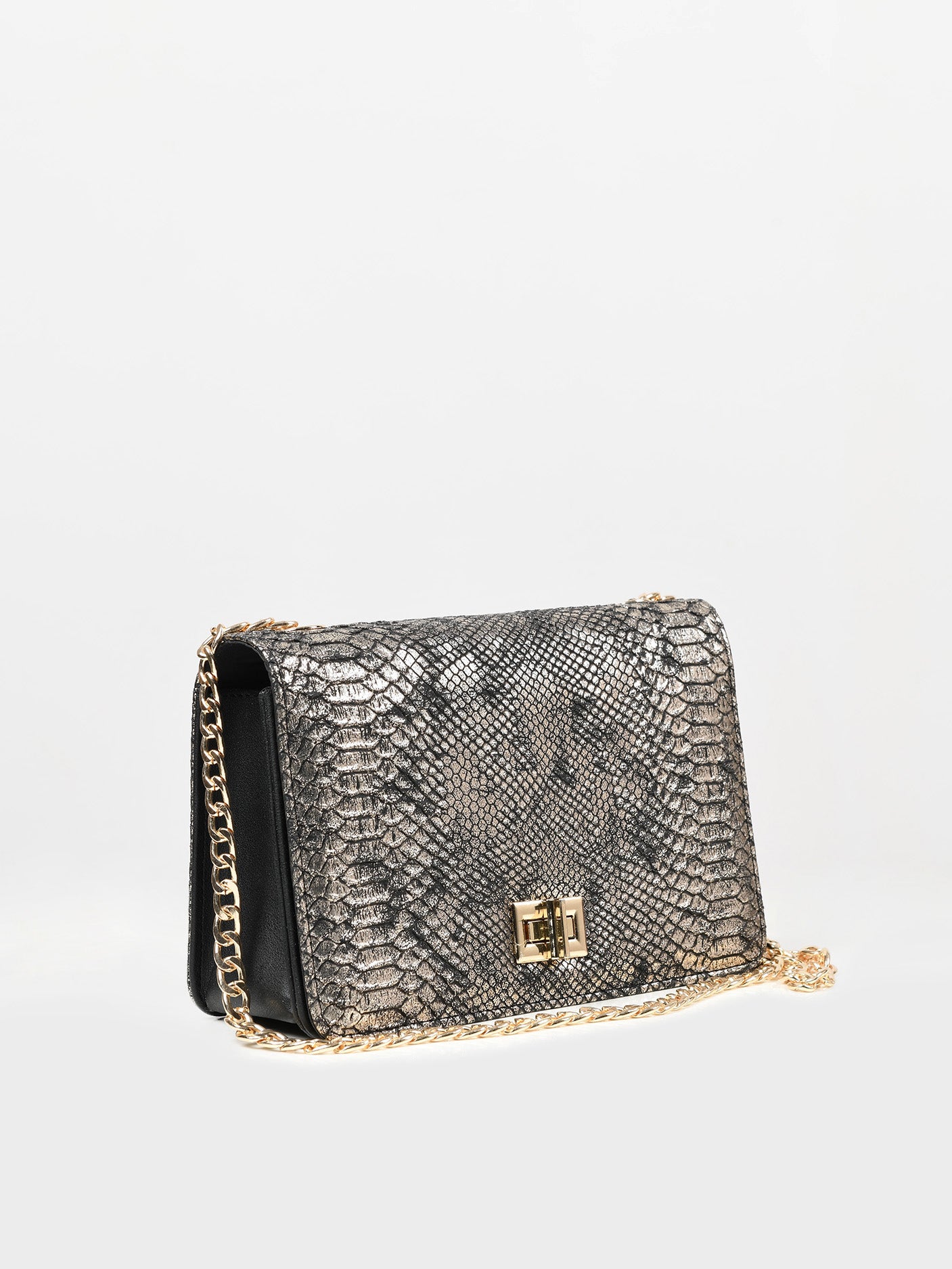 Crocodile Print Handbag