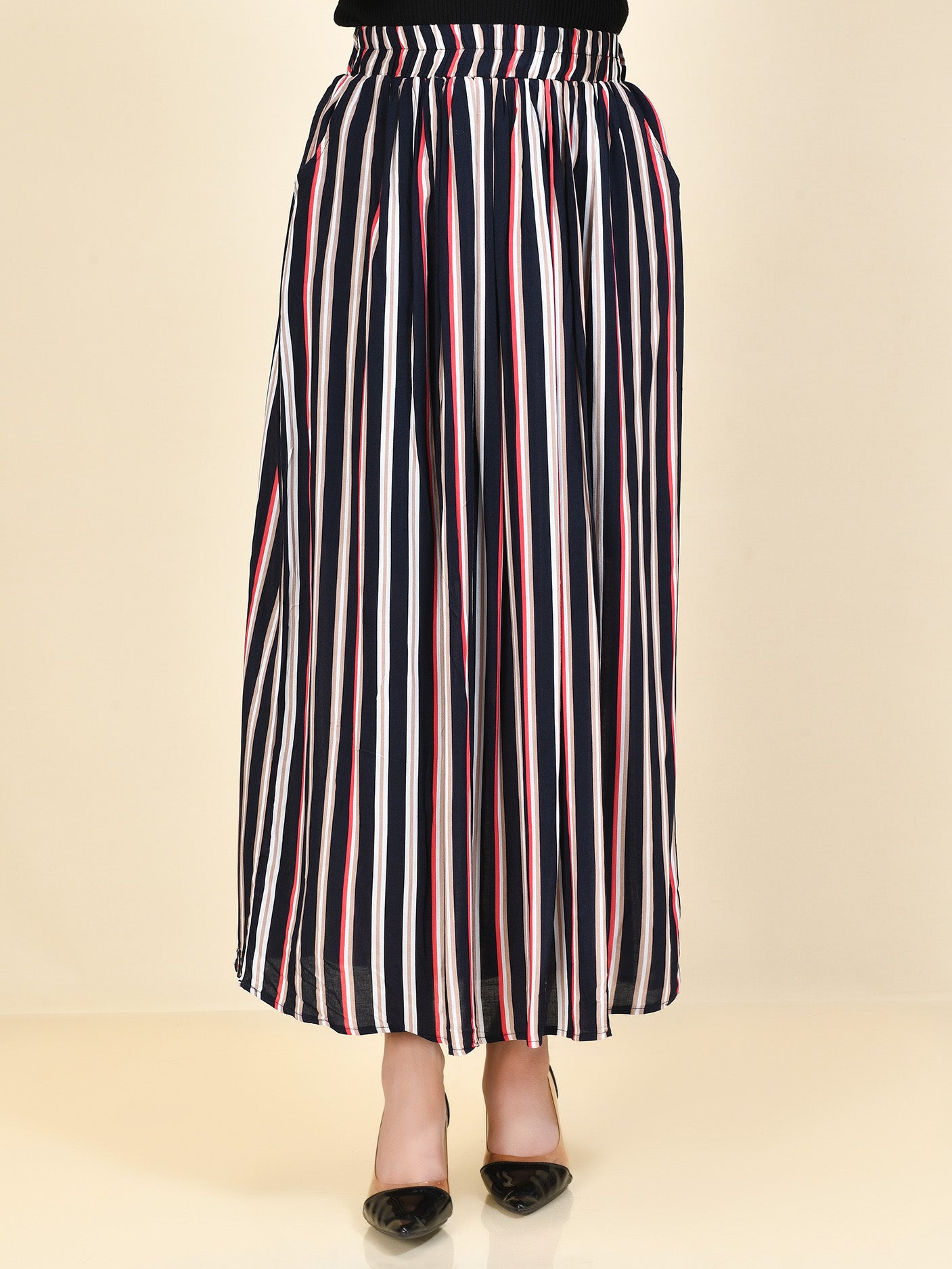 Striped Grip Skirt