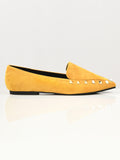 studded-suede-shoes---yellow