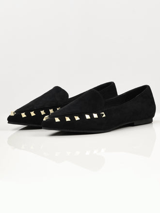 studded-suede-shoes---black