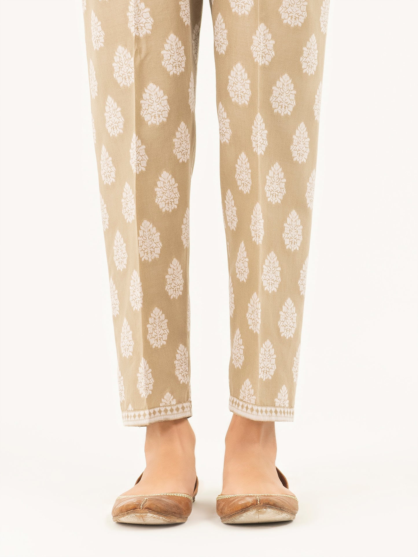 Printed Jacquard Trousers(Pret)