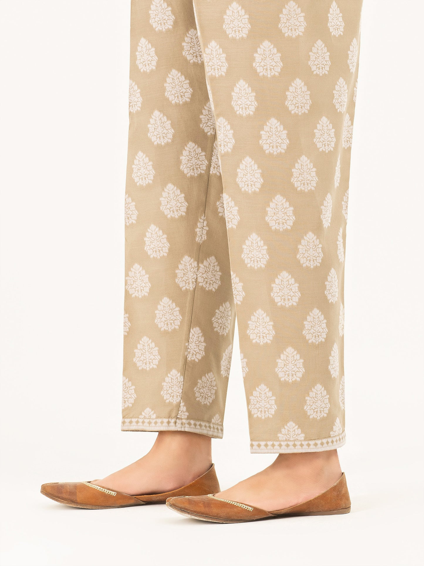 Printed Jacquard Trousers(Pret)