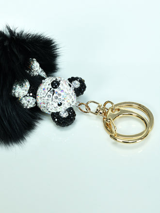 pompom-key-chain