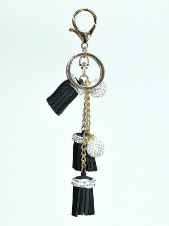 rhinestone-tassel-key-chain