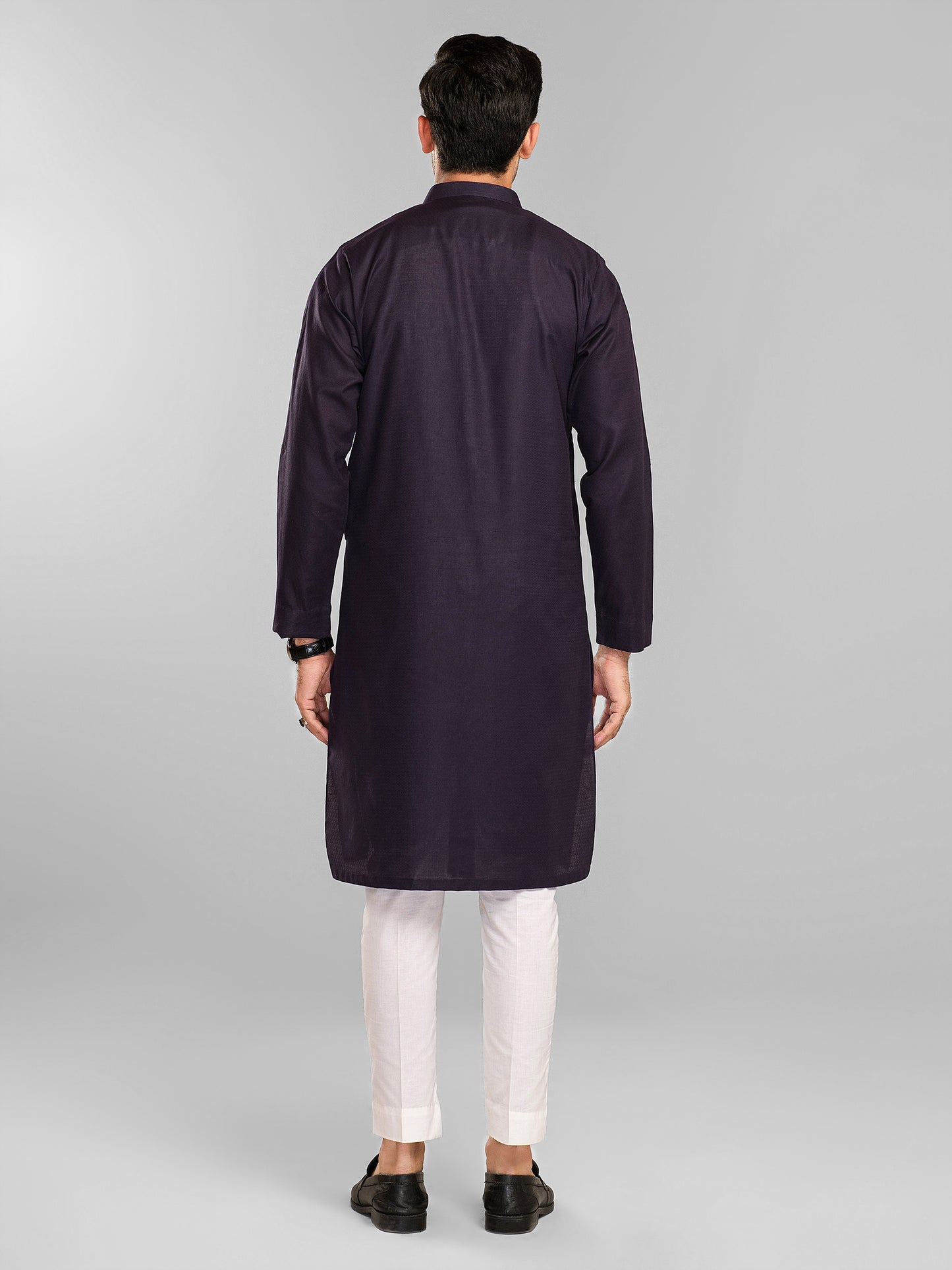 Self Jacquard Kurta