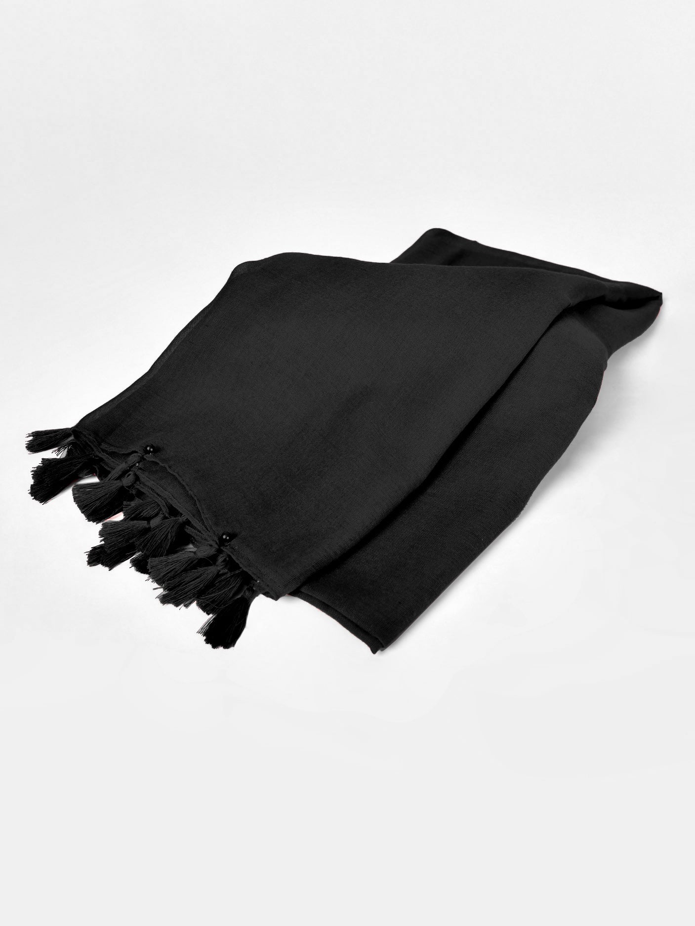 Pearl/Tassel Scarf – Limelightpk