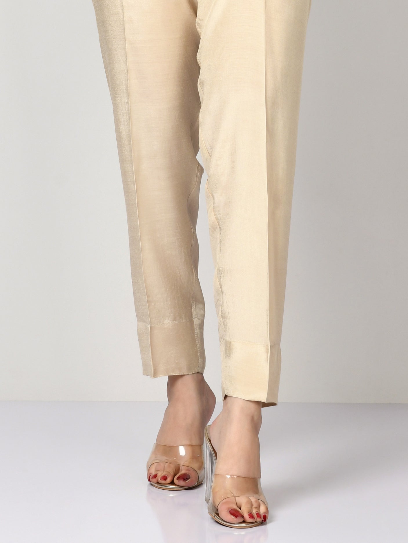 Raw Silk Trousers