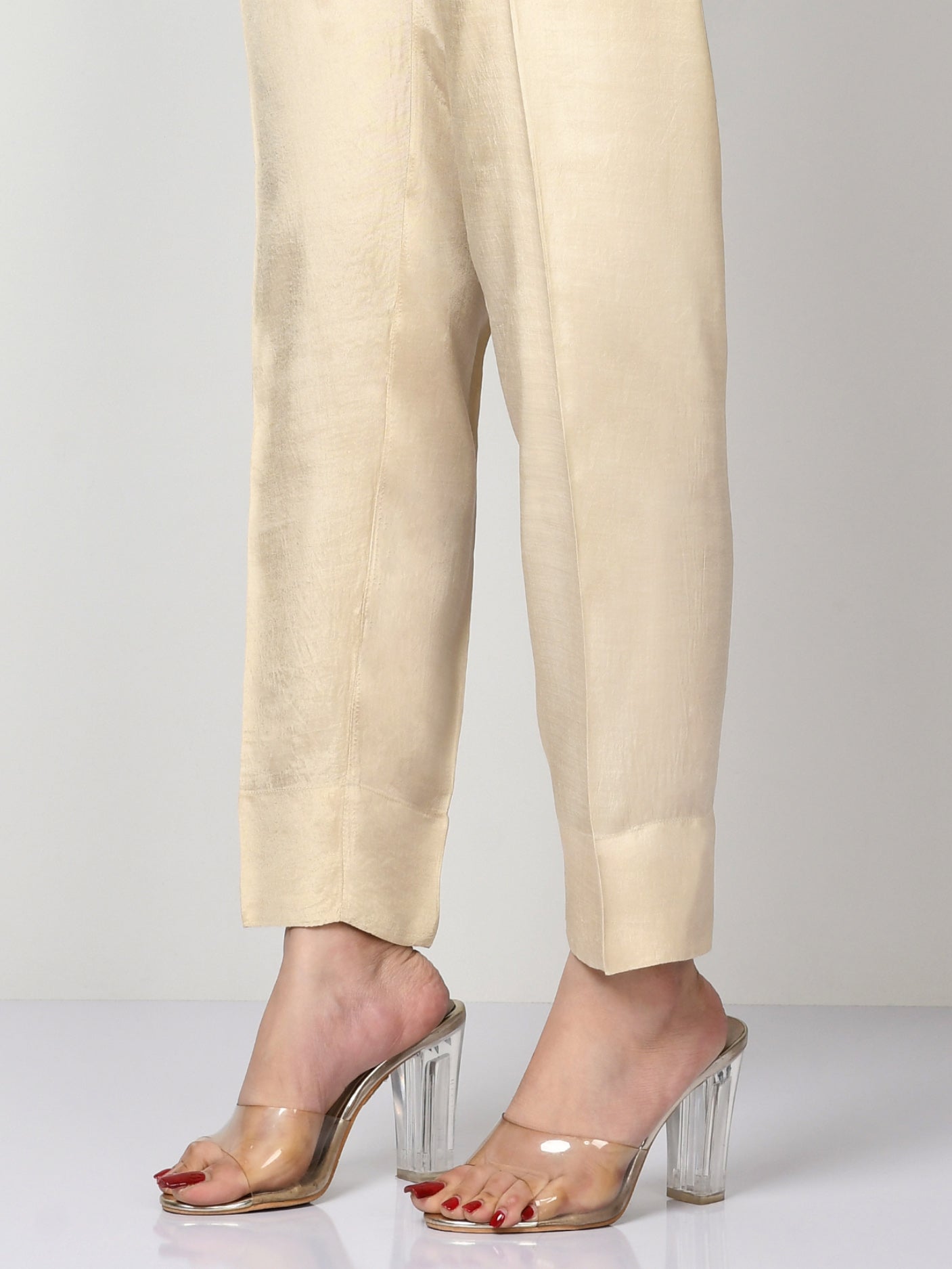 Raw Silk Trousers