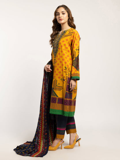 2 Piece Khaddar Suit-Printed (Pret)