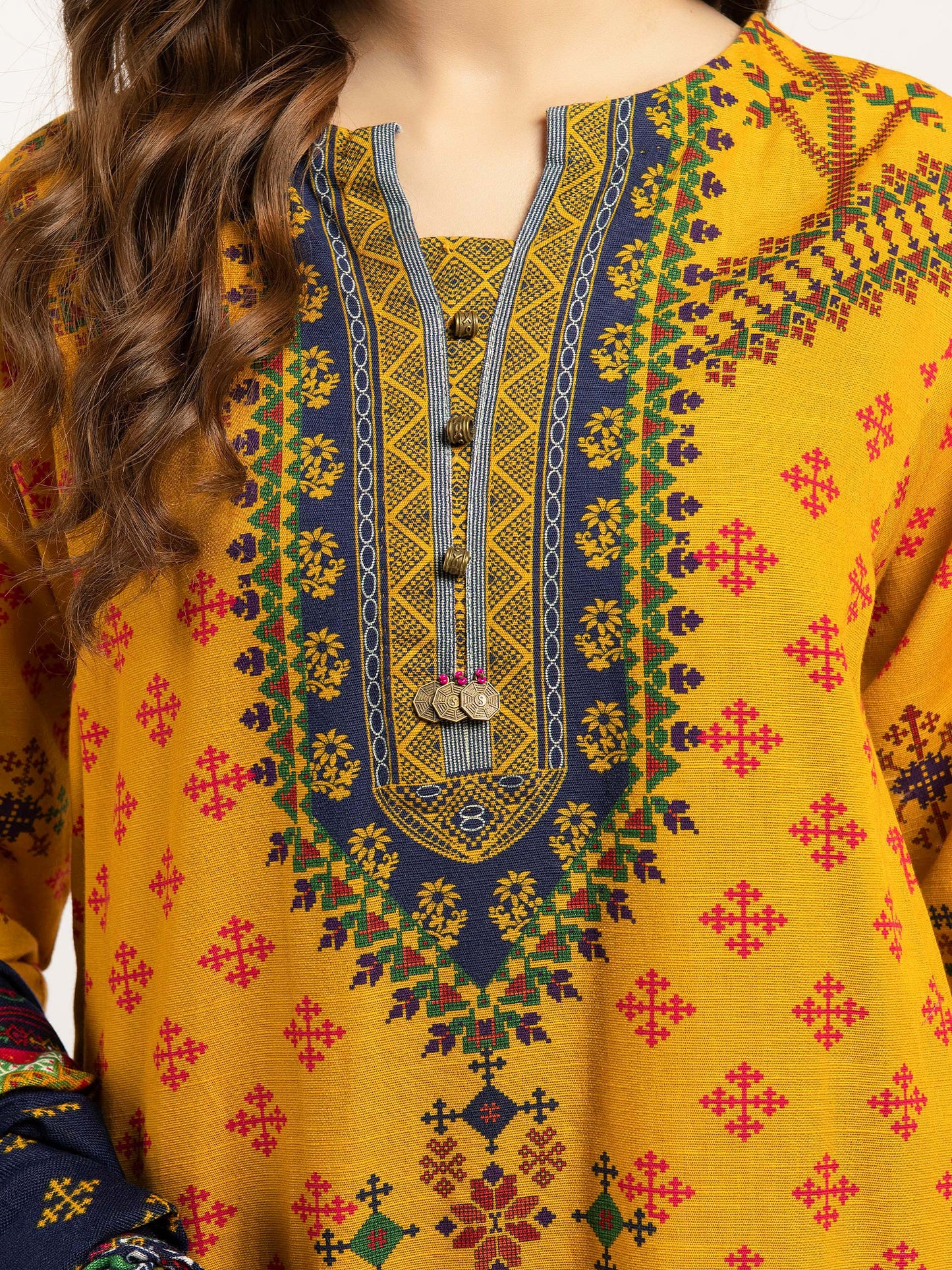 2 Piece Khaddar Suit-Printed (Pret)