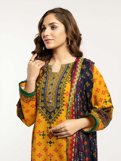 2 Piece Khaddar Suit-Printed (Pret)