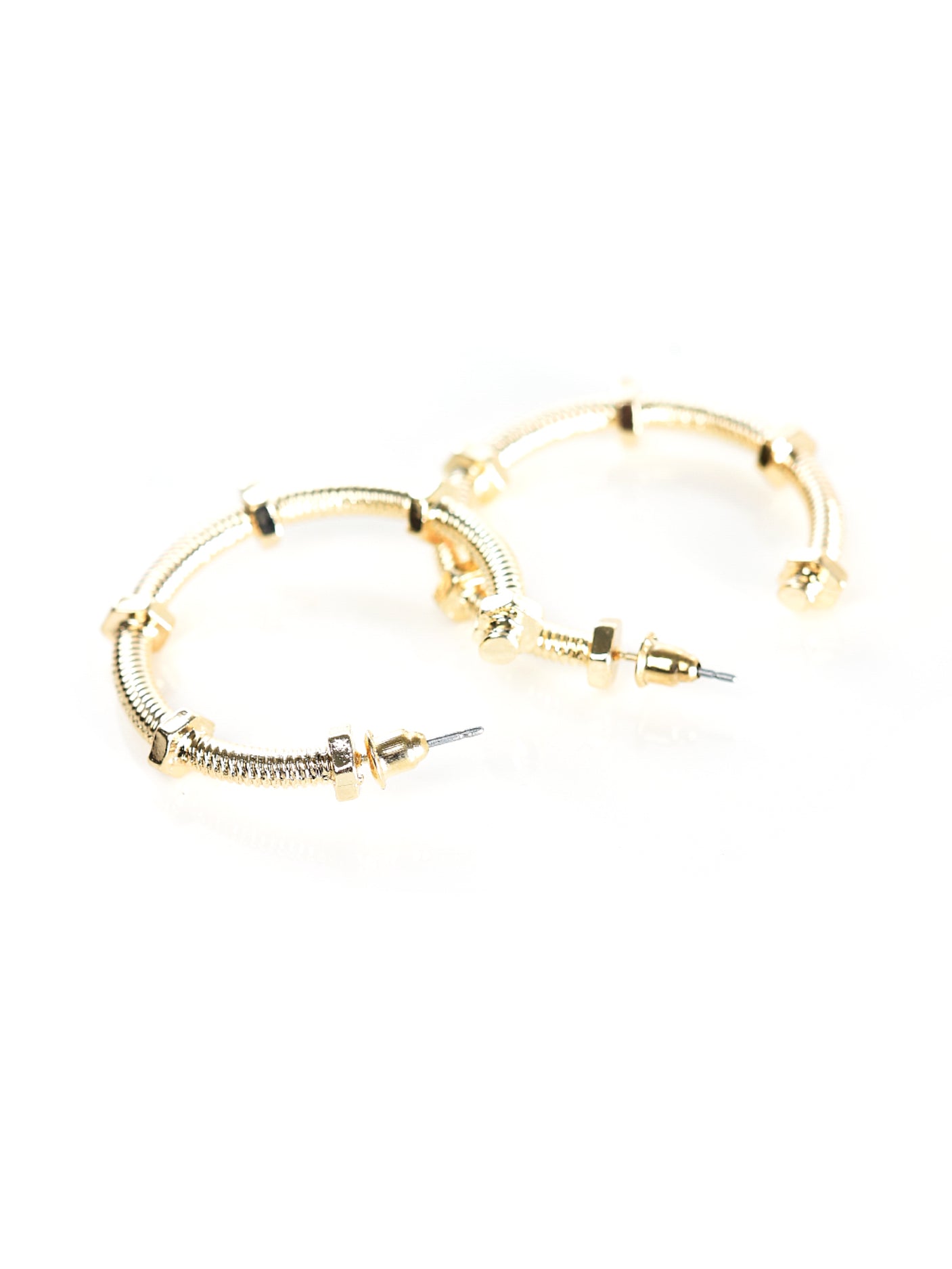 Metallic Loop Earrings