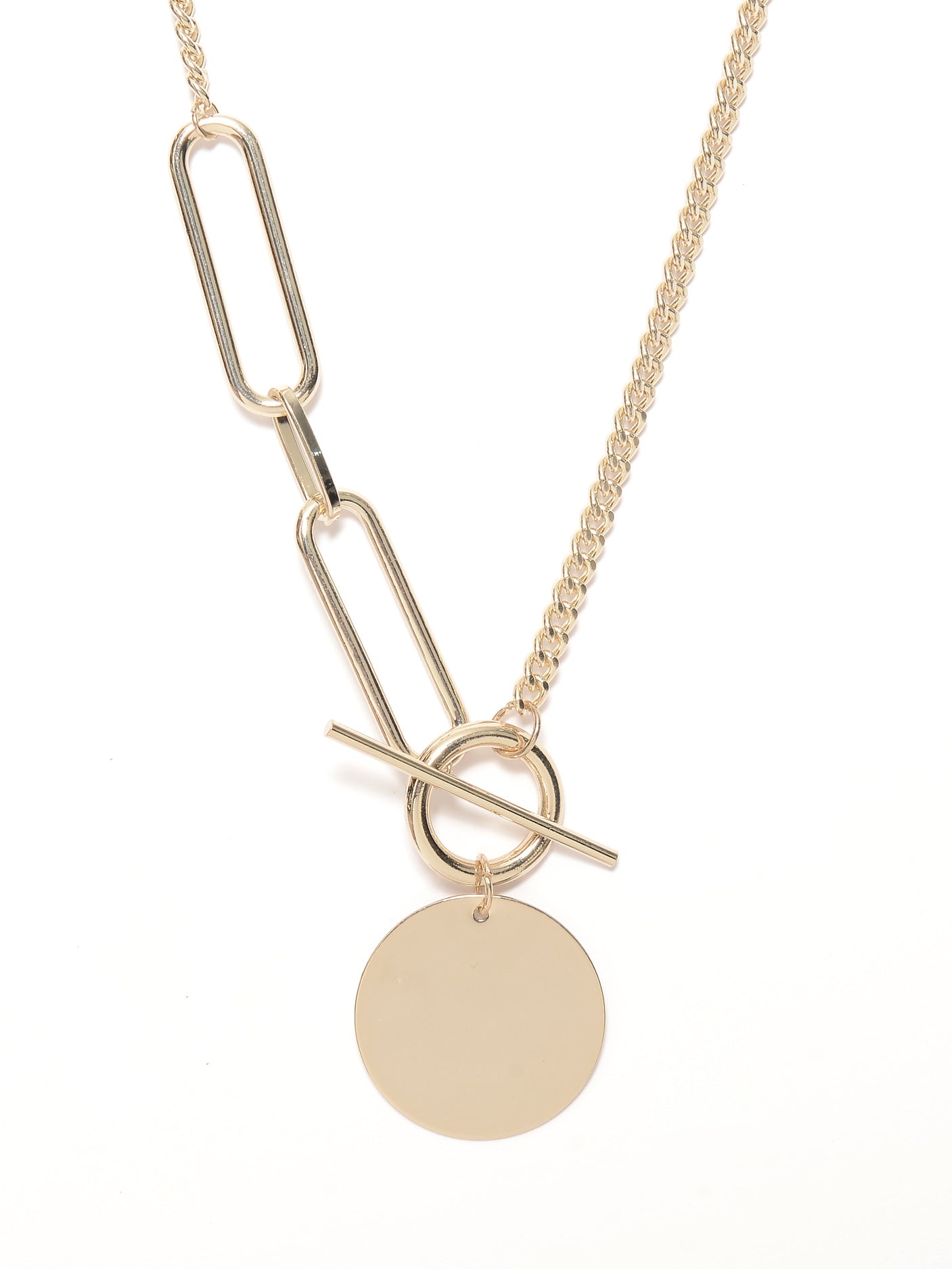 Chained Disc Necklace